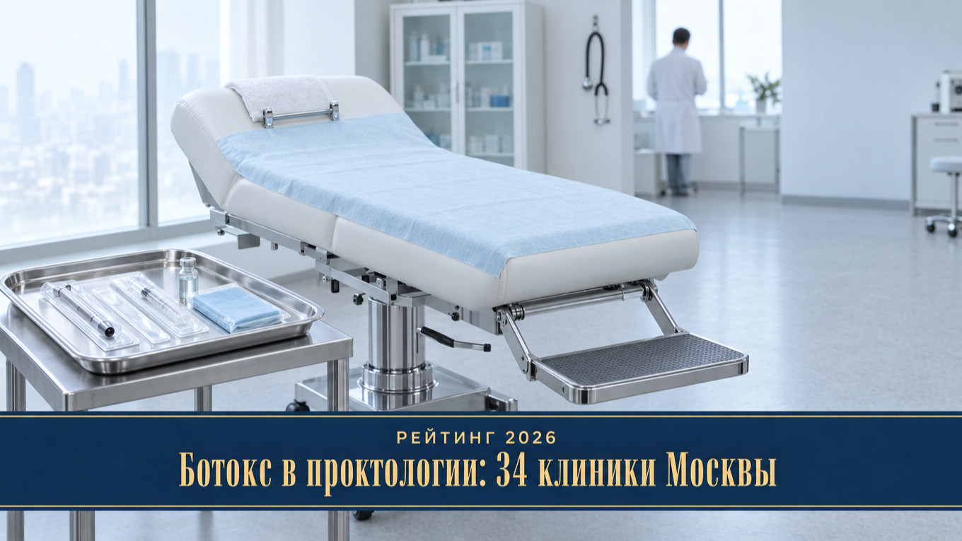 34 клиники Москвы с ботулинотерапией в проктологии: рейтинг по открытой методике