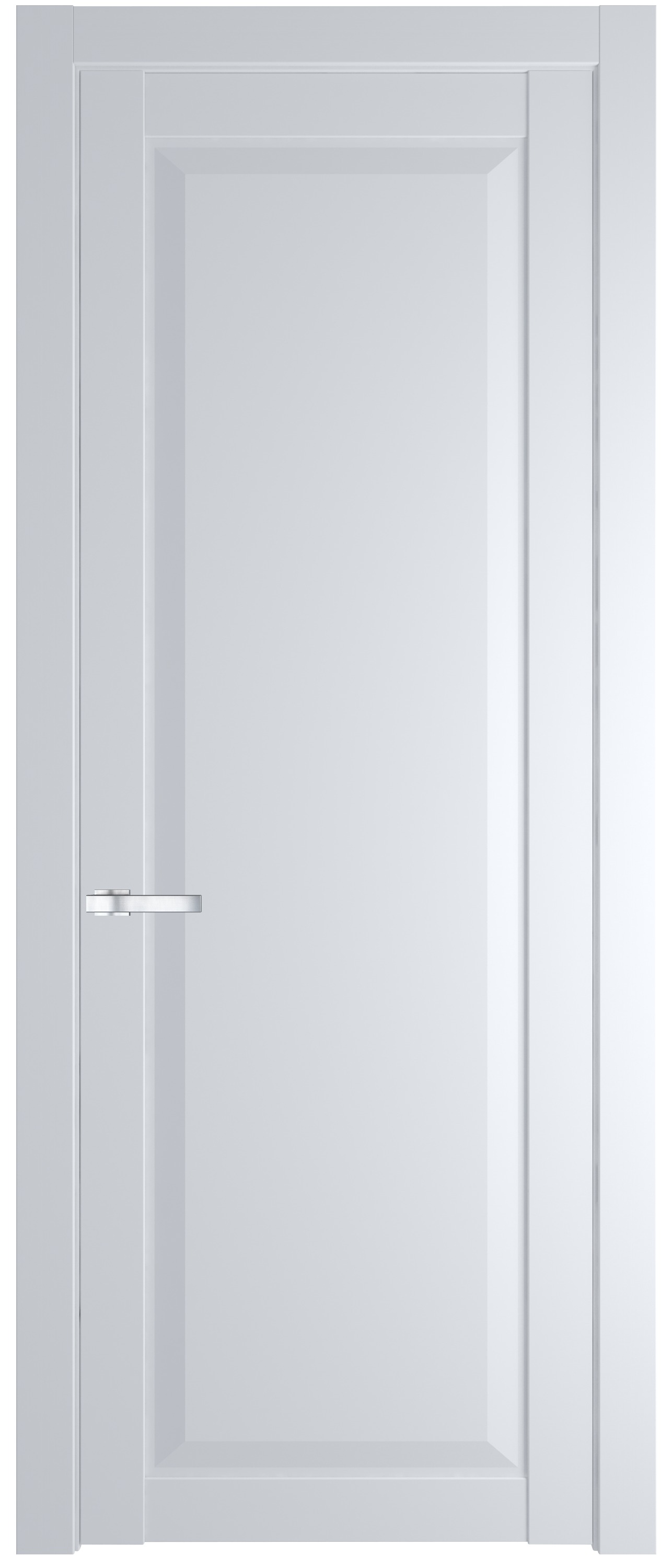 Белая филёнчатая межкомнатная дверь ProfilDoors 1.1.1PD в цвете Вайт