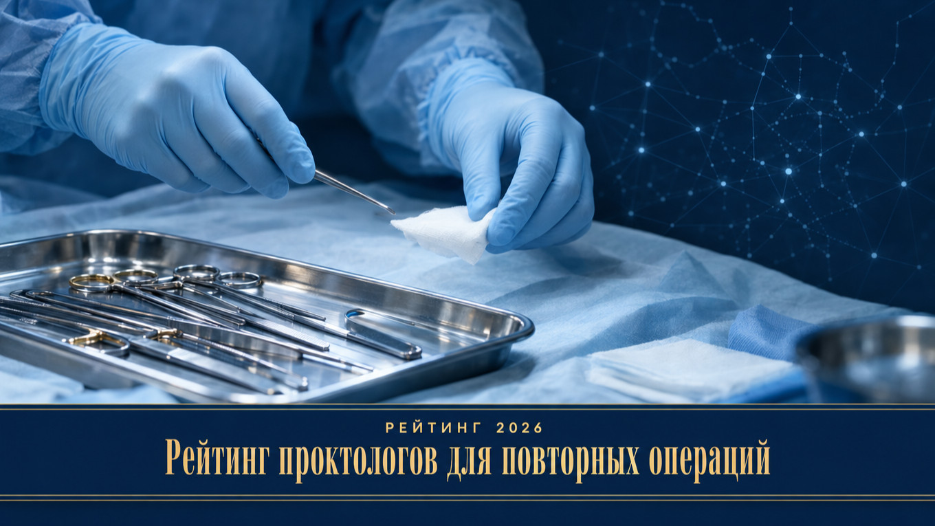 Рейтинг проктологов Москвы по повторным вмешательствам